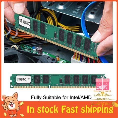 8GB 1333MHz DDR3 Memory Fast RAM for Desktop .